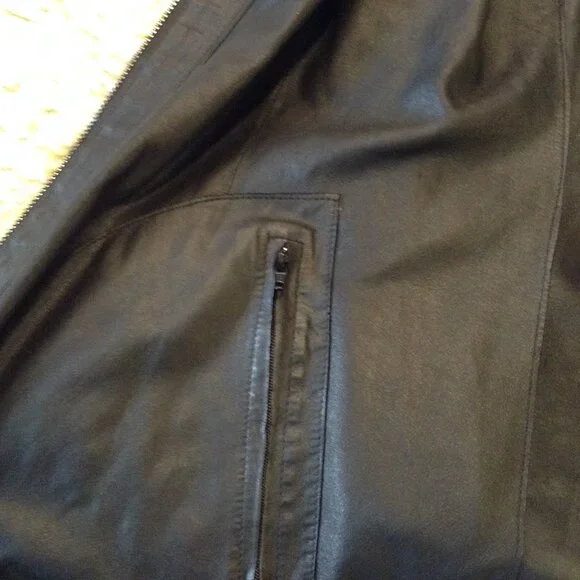 VTG 1990 Leather Club Fabio Fischer High Fashion Haute Couture Lambskin Jacket - Picture 8 of 8